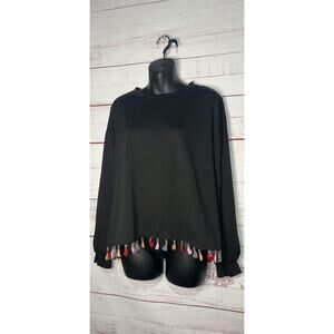 Shein Tassle Trim Sweatshirt Small